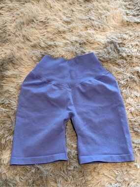 Blue Bike Shorts – Soft Stretch Bottoms